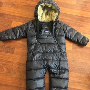 Patagonia infant snowsuit